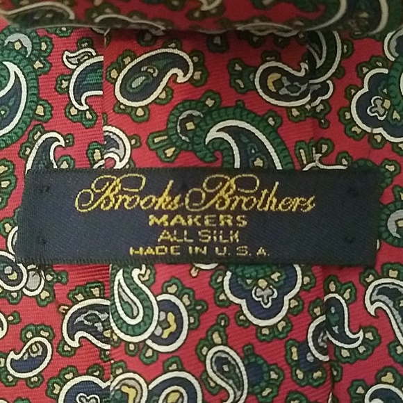 Brooks Brothers 100% Silk Tie. Brand NWOT. - Picture 3 of 3
